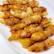 人参とポテトの豚バラ肉巻き^^