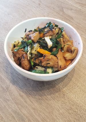 ニラと練り物の煮物-レシピのメイン写真