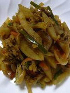 じゃがいもとツナのカレー炒め-レシピのメイン写真