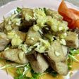 ハマチの竜田揚げ、香味ダレ、揚げない。