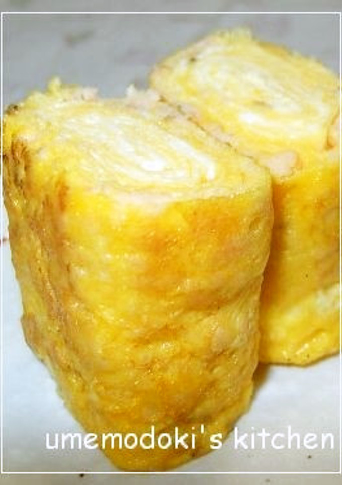 鮭フレーク入り卵焼き-レシピのメイン写真