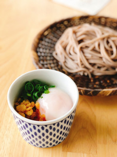 【卯月製麺】温玉たぬき蕎麦-レシピのメイン写真