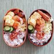 たっぷり卵とガーリックシュリンプ弁当