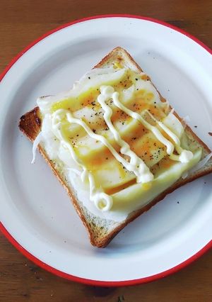 新玉ねぎとじゃがいものマヨトースト-レシピのメイン写真