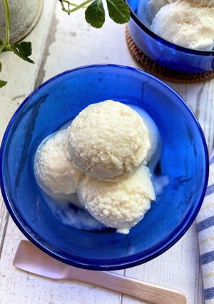 【お豆腐とヨーグルトの塩麹アイス】-レシピのメイン写真