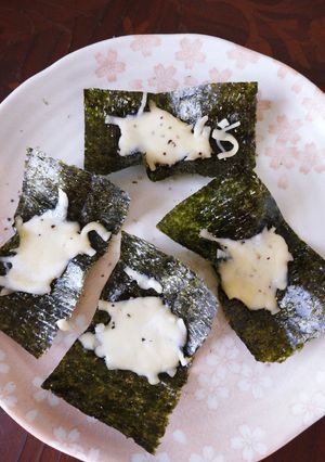 ぱぱっとおやつに のりチーズ-レシピのメイン写真