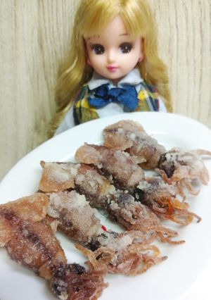 リカちゃん♡ホタルイカの米粉唐揚げ˚*̥-レシピのメイン写真