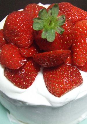 ラブラブ★二人用小さめケーキ（１２ｃｍ）-レシピのメイン写真