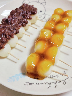 【子供と一緒に!】あん団子、みたらし団子-レシピのメイン写真