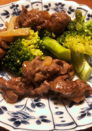 牛肉とブロッコリーのオイスターソース炒め-レシピのメイン写真