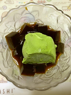 MrsWongちの珈琲寒天+お好みアイス-レシピのメイン写真