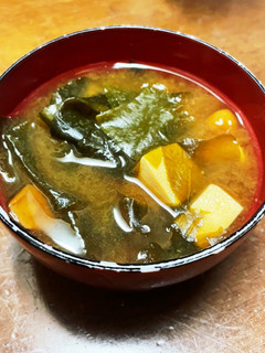 高野豆腐と食物繊維の味噌汁-レシピのメイン写真