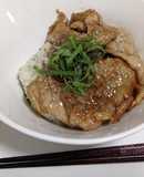 巻かない肉巻きごはん（梅しそごはん）