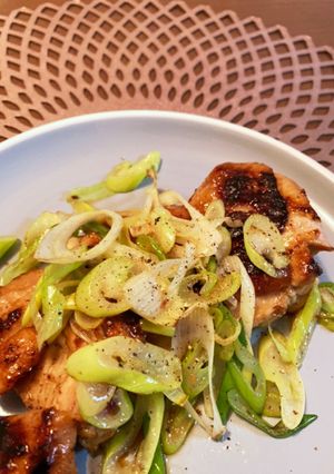 シロさんの鶏肉の塩麹ネギ焼き-レシピのメイン写真