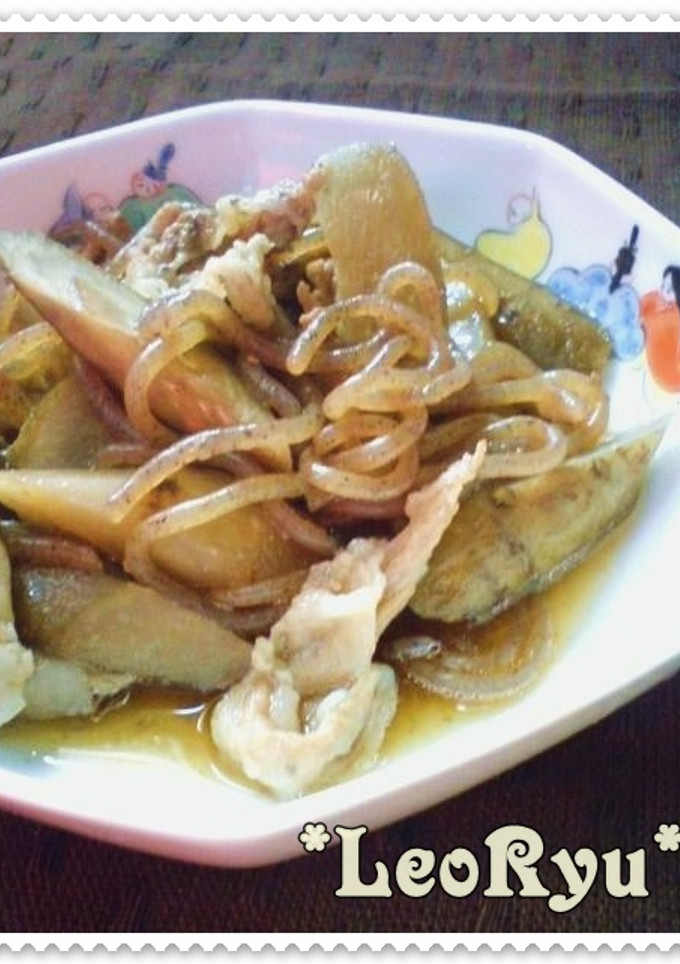 簡単★豚肉とごぼうの旨煮-レシピのメイン写真
