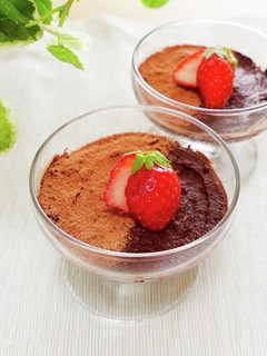 材料2つ*濃厚生チョコケーキ-レシピのメイン写真