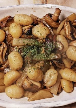 バター醤油大根茸ニョッキ 262kcal-レシピのメイン写真
