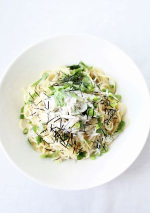 混ぜるだけで簡単【しらすの白だしパスタ】-レシピのメイン写真