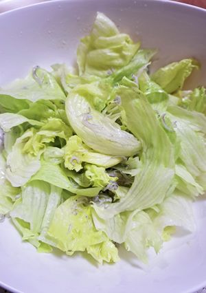レタスのじゃこサラダ-レシピのメイン写真