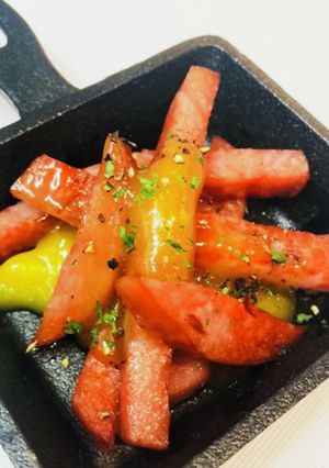 厚切りベーコン刻んで焼いてリリコイバター-レシピのメイン写真