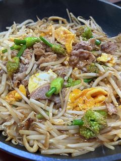 焼きそば麺使わないモヤシ焼きそば-レシピのメイン写真