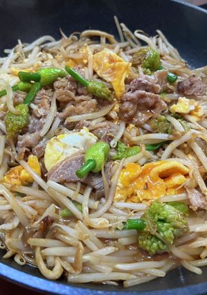 焼きそば麺使わないモヤシ焼きそば-レシピのメイン写真