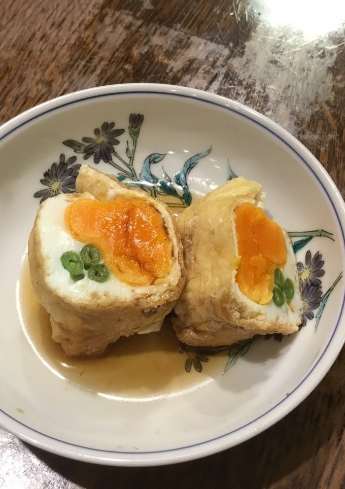 油揚げ玉子の巾着煮（信田煮)-レシピのメイン写真