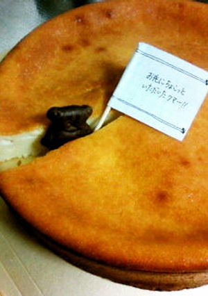 カッテージチーズでベイクドチーズケーキ-レシピのメイン写真
