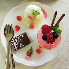 รูปของ バラのアイスクリーム