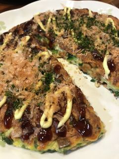お好み焼き ねぎ納豆-レシピのメイン写真