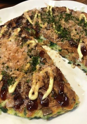 お好み焼き　ねぎ納豆-レシピのメイン写真