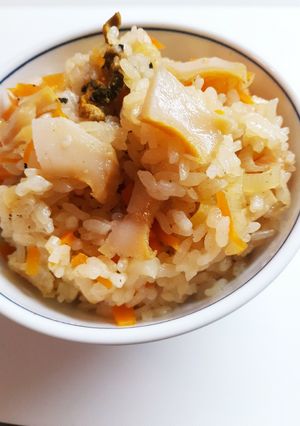 鮑の炊き込み◇野菜☆-レシピのメイン写真