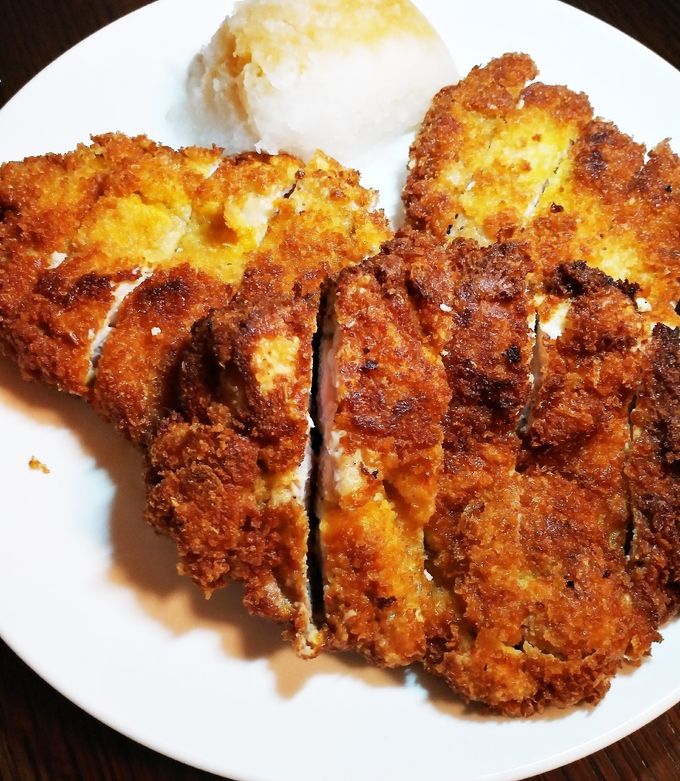 絶品☆おろしポン酢添えチキンカツ by チビももちゃん