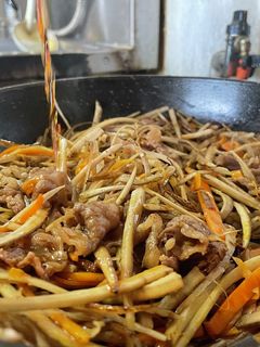 牛肉ときんぴらごぼうと-レシピのメイン写真