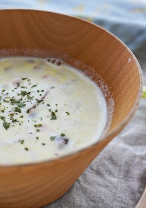 牛乳消費！簡単野菜たっぷりミルクスープ-レシピのメイン写真