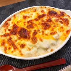 รูปของ おからと鶏むね肉のホワイトソース焼き
