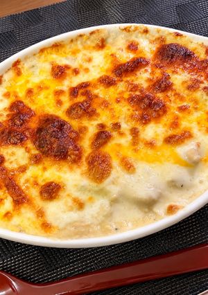 おからと鶏むね肉のホワイトソース焼き-レシピのメイン写真