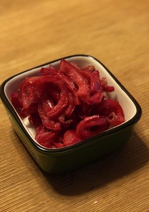 ドラゴンフルーツの皮和風ニンニク揚げ焼き-レシピのメイン写真