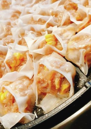 ホットプレートで！濃い目の味付シュウマイ-レシピのメイン写真