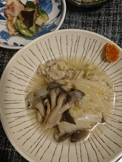ヒラタケと鶏団子煮-レシピのメイン写真