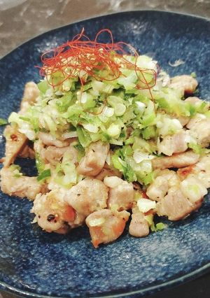 ネギだっくだく！豚ロースでネギ塩ソテー！-レシピのメイン写真