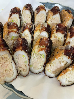 昔食べた母の味〜ちくわのとりひき肉詰め-レシピのメイン写真
