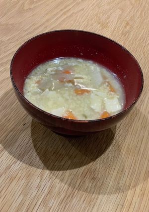 ほっとする豆乳汁-レシピのメイン写真