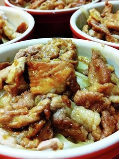 豚切り落としで豚丼。-レシピのメイン写真