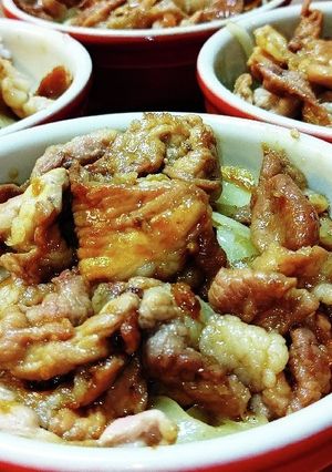 豚切り落としで豚丼。-レシピのメイン写真