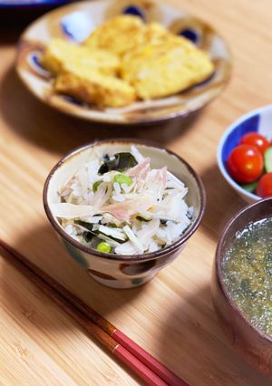 簡単★ズボラ　さっぱり！わかめごはん-レシピのメイン写真