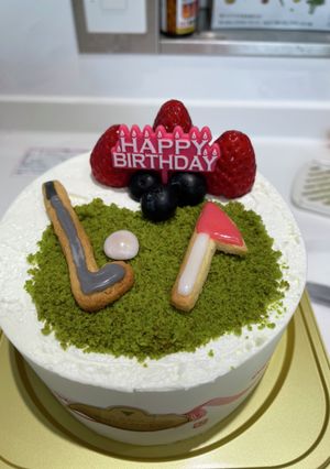 父の日　簡単すぎるゴルフケーキ-レシピのメイン写真
