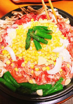 ペッパーランチ風ホットプレートごはん-レシピのメイン写真