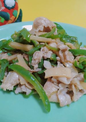 ピーマンと豚肉のオイスター炒め-レシピのメイン写真