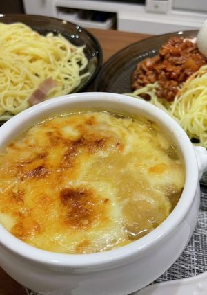 最高！オニオングラタンスープ-レシピのメイン写真